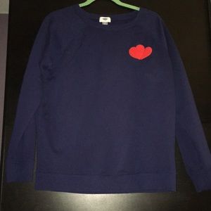 Old Navy Heart Sweatshirt